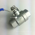 Stainless Steel 2PC Ball Valve with DIN M3 Standard